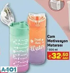 CAM MOTİVASYON MATARASI CAM MOTİVASYON MATARASI